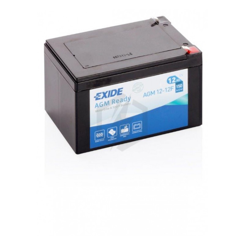 Batterie EXIDE READY AGM MOTO SLA12-12f 12V 12Ah 100x100x150