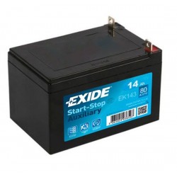 Batterie EXIDE MOTO START STOP EK143 12V 14Ah 100x100x150