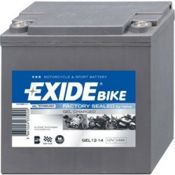 Batterie EXIDE GEL MOTO G14 12V 14Ah 150x87x145