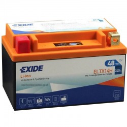 Batterie EXIDE MOTO Lithium ELTX14H 12V 48WH 150x87x93