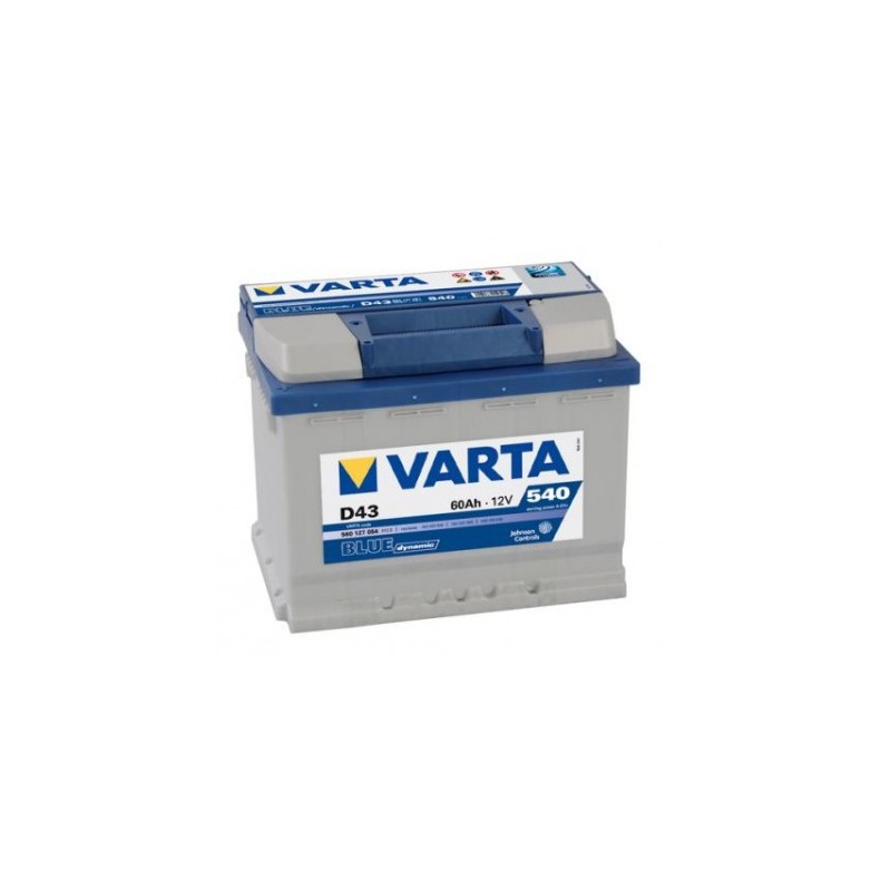 Batterie Varta BLUE Dynamic D43 Type 560127054 242x190x175
