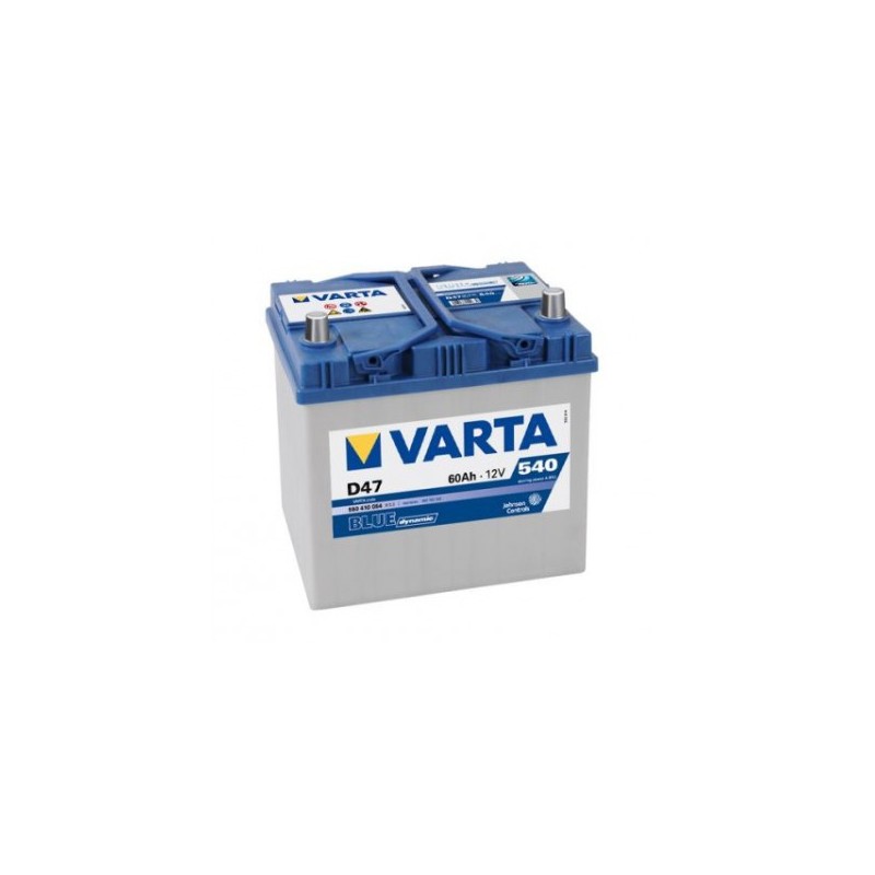 D47 Type 560410054 [12V 60Ah] (232x225x173) Batterie Varta BLUE Dynamic