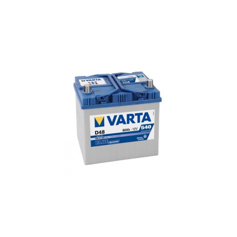 D48 Type 5560411054 [12V 60Ah] (232x225x173) Batterie Varta BLUE Dynamic