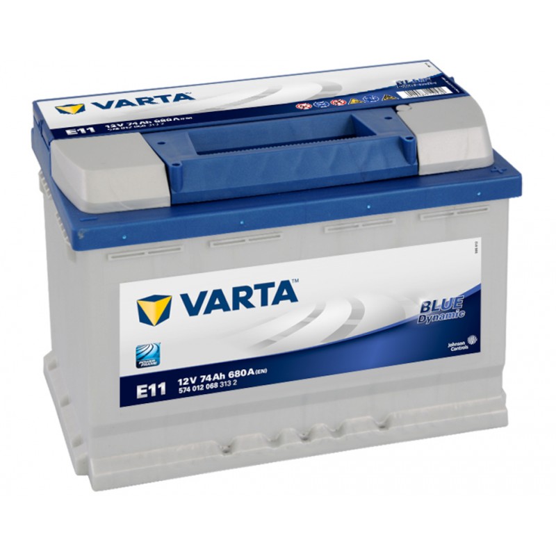 Type E11 [12V 74Ah] (278x190x175) Batterie Varta BLUE Dynamic type E11 (574012068)