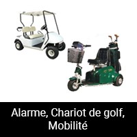 Alarme, Chariot de golf, Mobilité